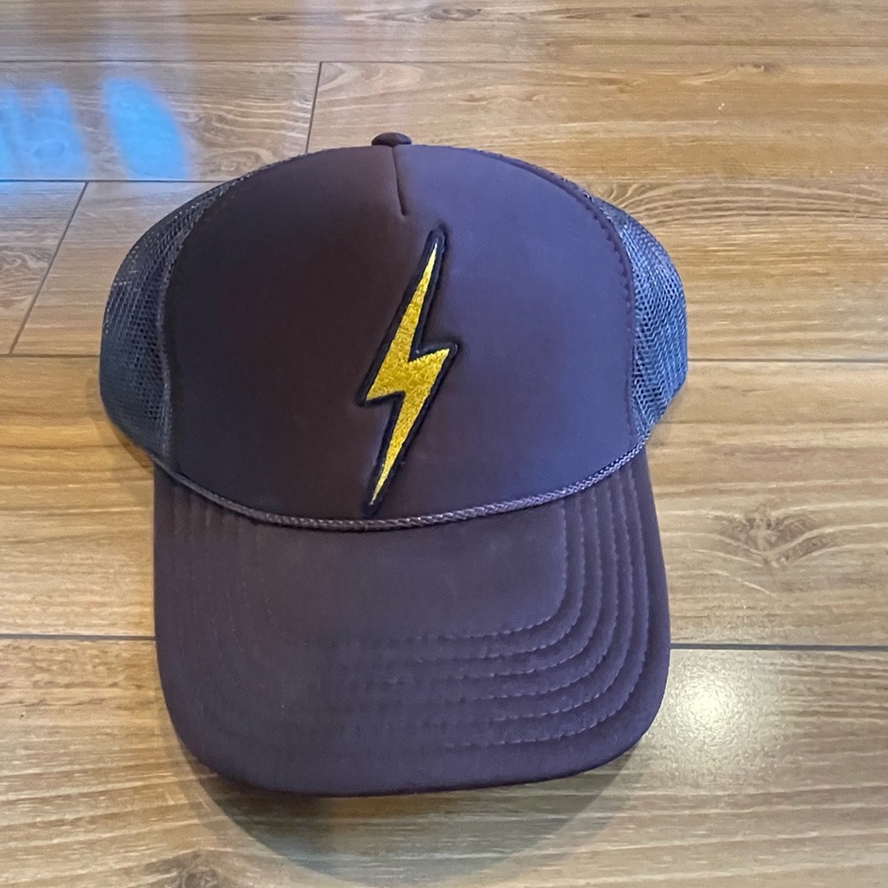 Brown bolt trucker